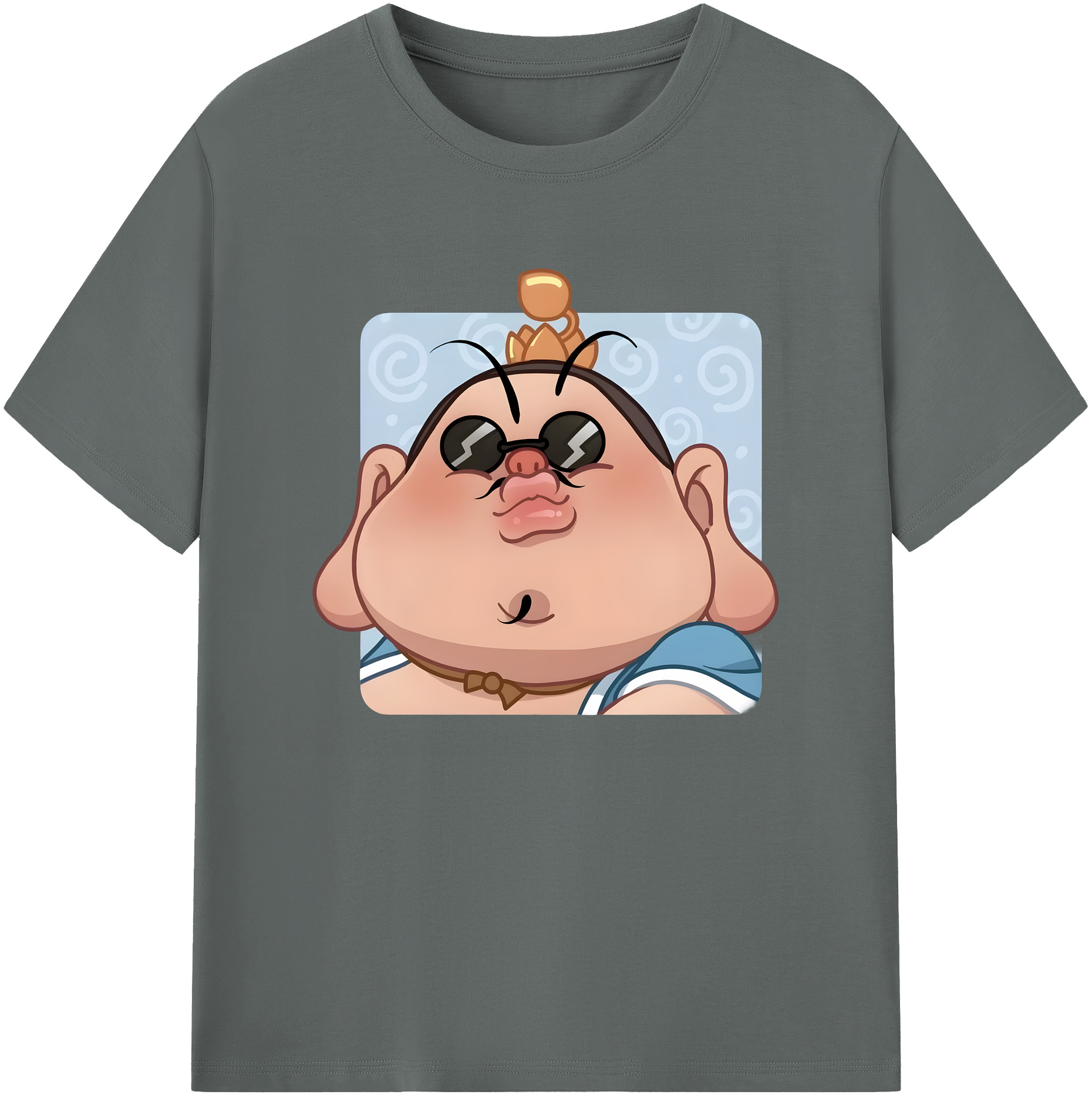 （画像用） Ne Zha 2 ナタ 魔童の大暴れ 綿100％ メンズ半袖Tシャツ｜肌触りやわらか＆通気性